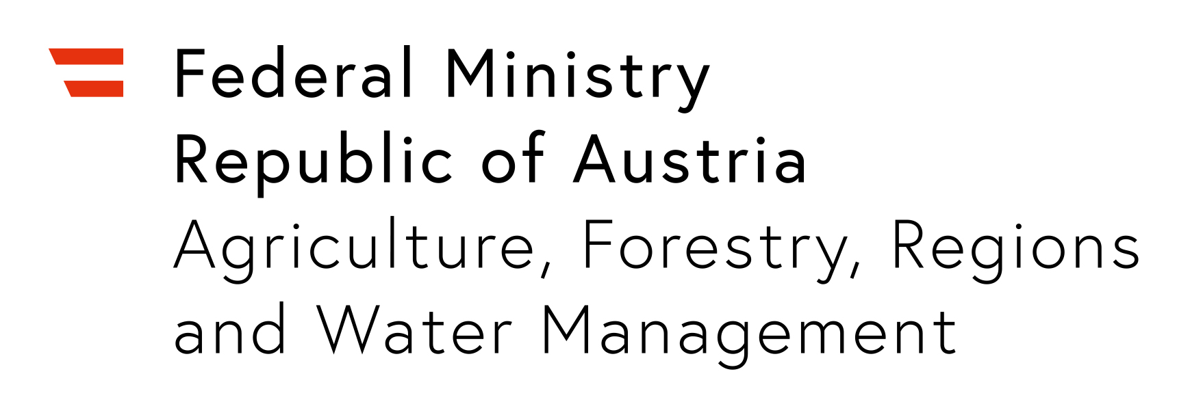 Logo Federal Ministry of Agriculture, Forestry, Regional and Water Management Austria