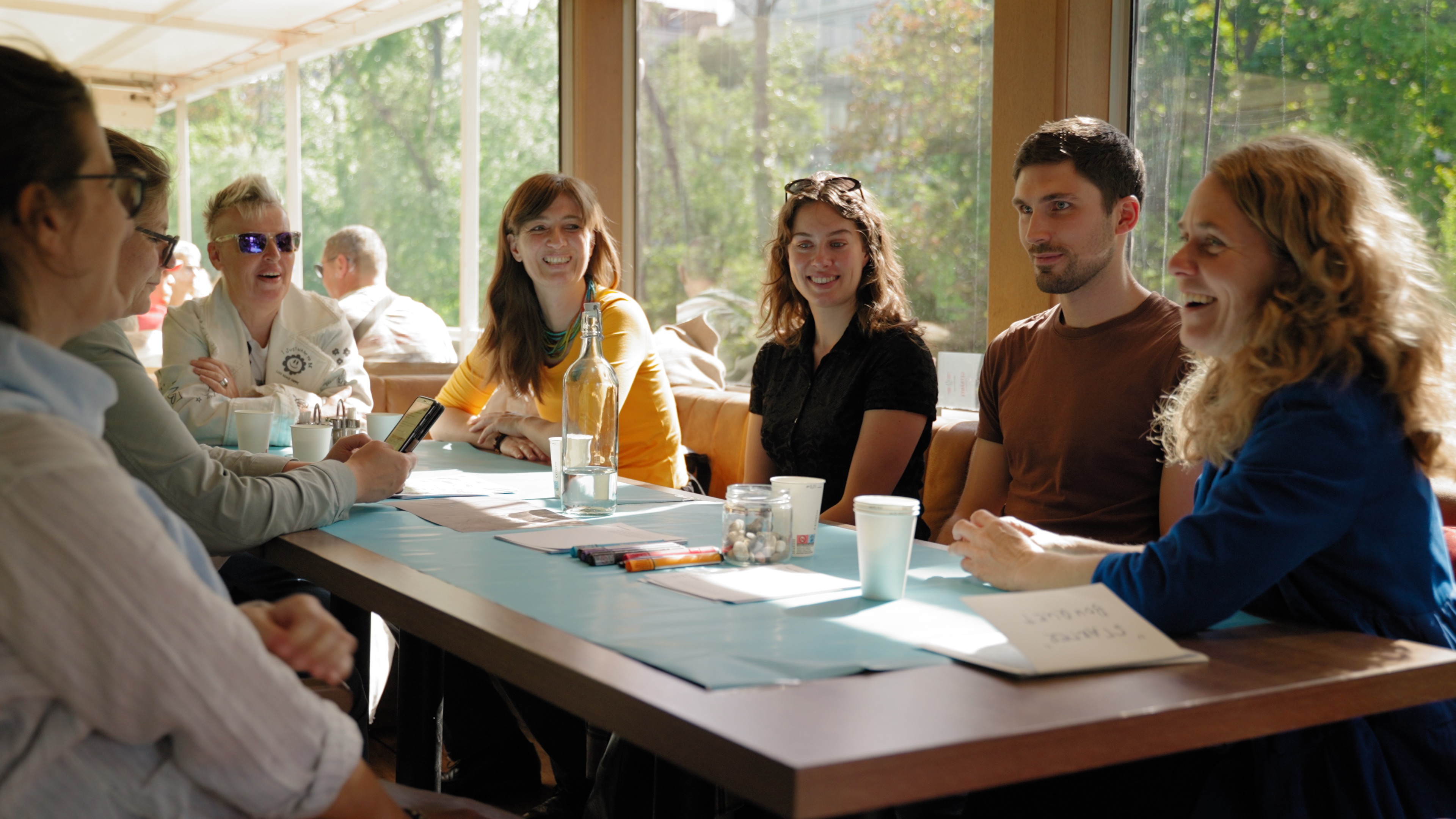 Sharing Water Game Workshop by One Body of Water at the Water Cruises, Klimabiennale Vienna 2024