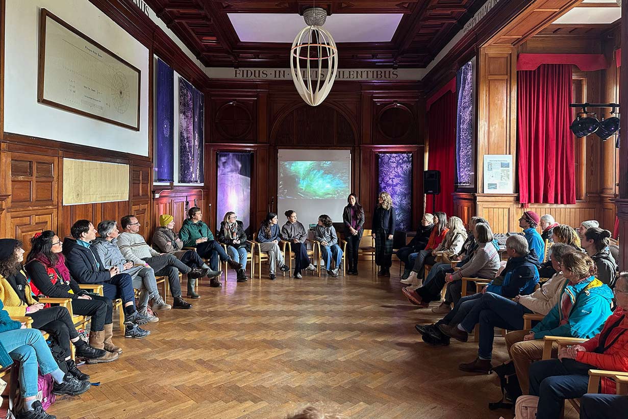 water drinking ritual by Regina Hügli and Natalia Hecht at the ope water dialogues.