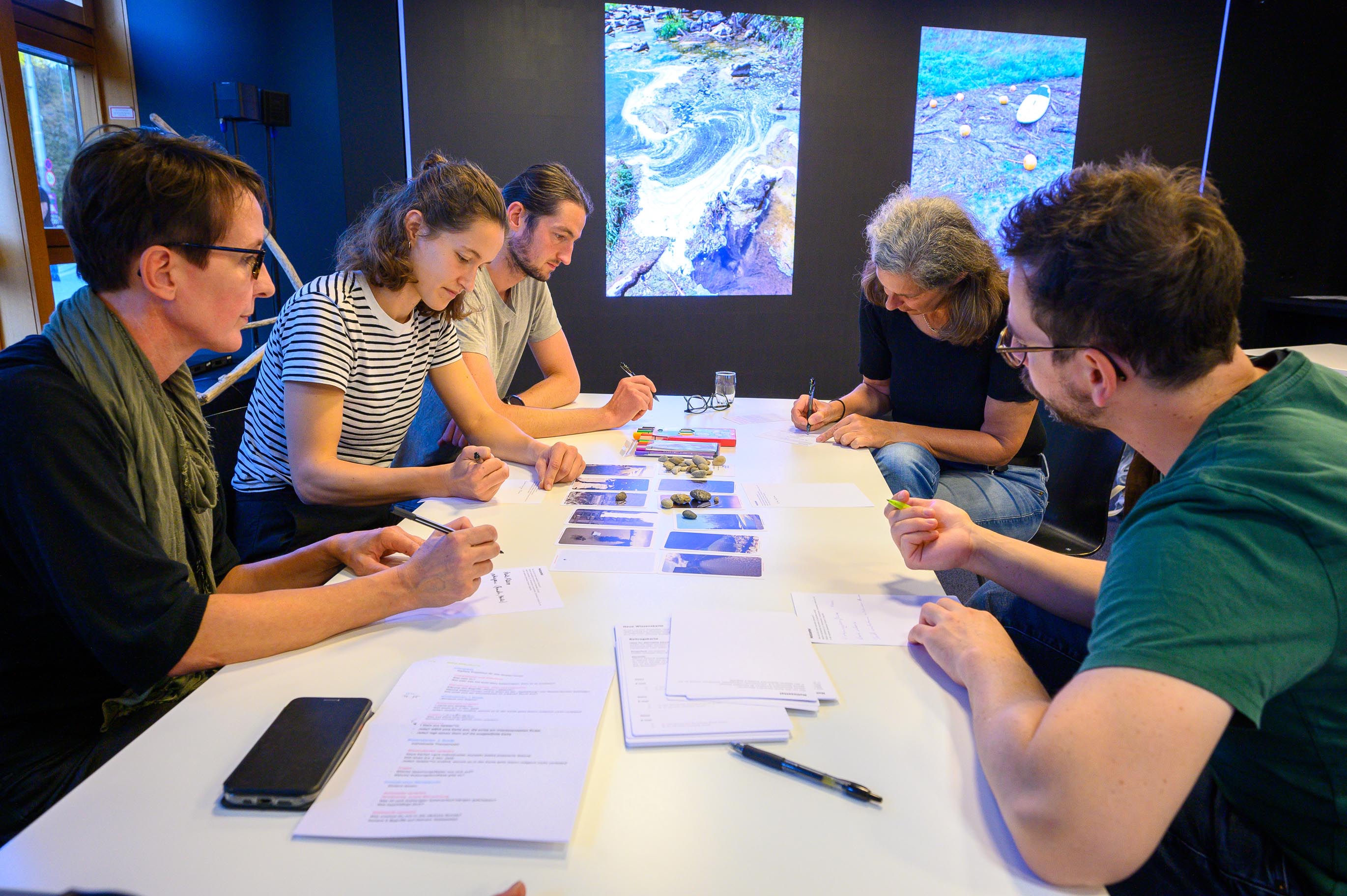 SHARING WATER game workshops of One Body of Water at DAVIS, Technical University Vienna, Vienna Design Week 2024.